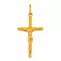 Pendentif croix classique - Pendentif croix latine avec Christ - 0