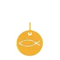 Pendentif - Mini Ichtus en or jaune - 0