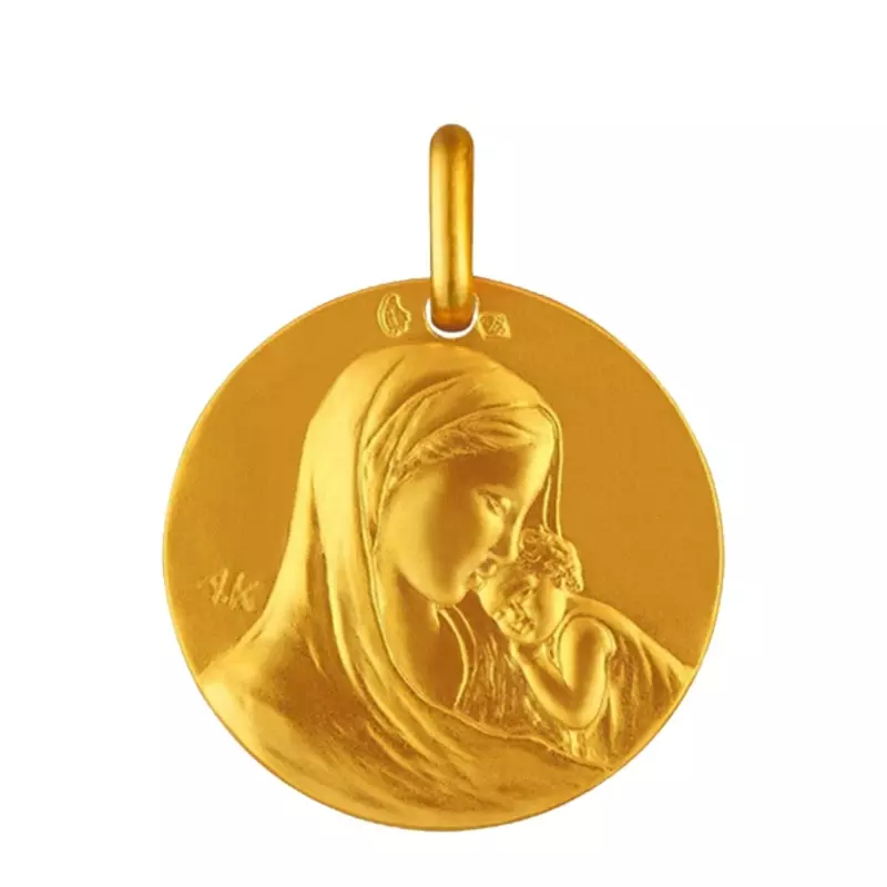 Medaille de bapteme Notre Dame de tendresse