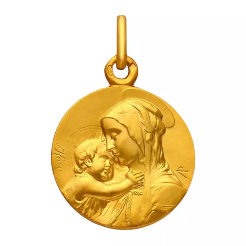 Medaille Vierge a l'enfant 16mm