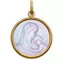 Medaille Mater Dei or et nacre