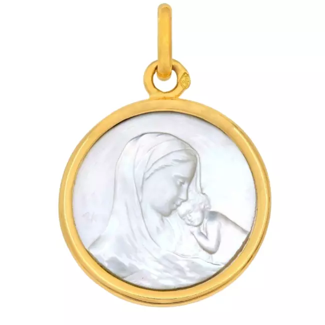 Medaille Notre Dame de tendresse nacre