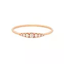 Bague Pauline • Diamants or rose