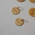 Pendentif personnalisé - Médaille Jeton 12mm - 3