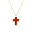 COLLIER CROIX CORAIL JEANNE