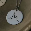  Médaille Esquisse - Médaille Notre Dame de la Garde en or blanc - 2