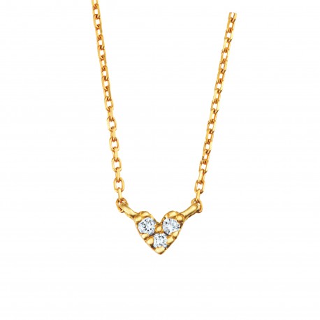 Collier coeur  Lucie
