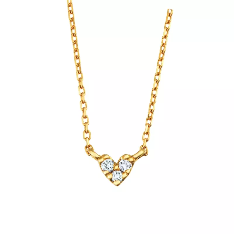 Collection Little diamant - Collier enfant coeur Lucie