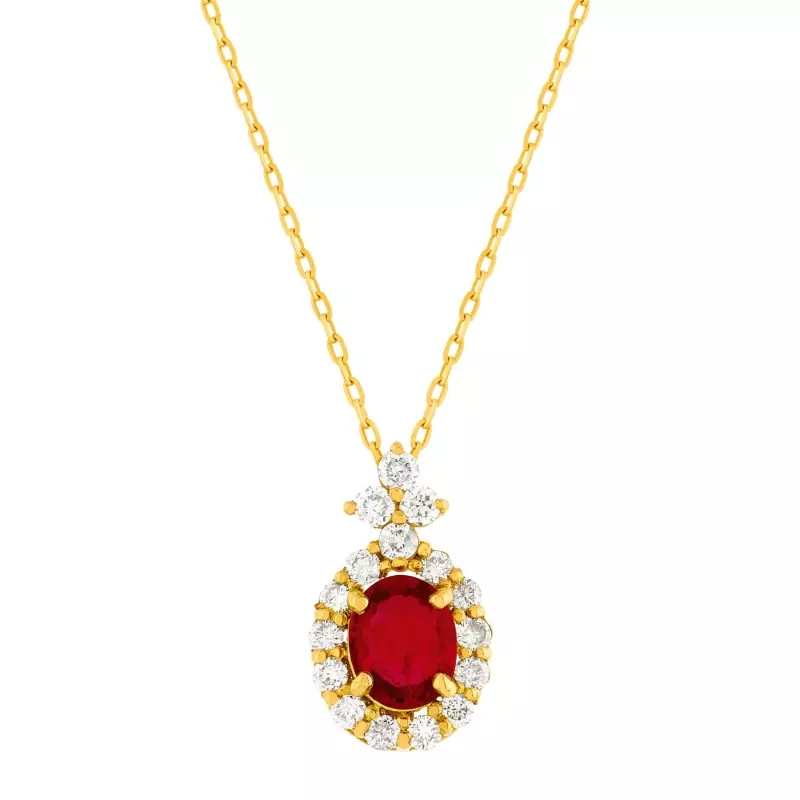 Joaillerie - Collier Eugenie • Rubis