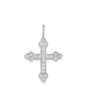 Croix Célestine or blanc & diamants