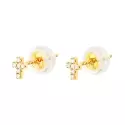 Boucles d'oreilles diamants  • Croix Alice