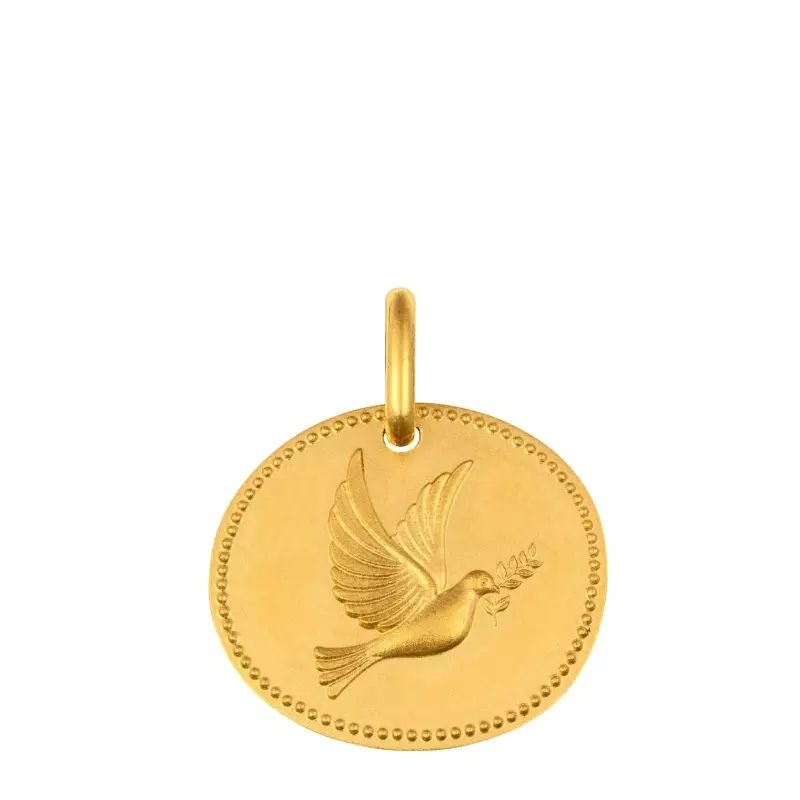 MEDAILLE GALET COLOMBE