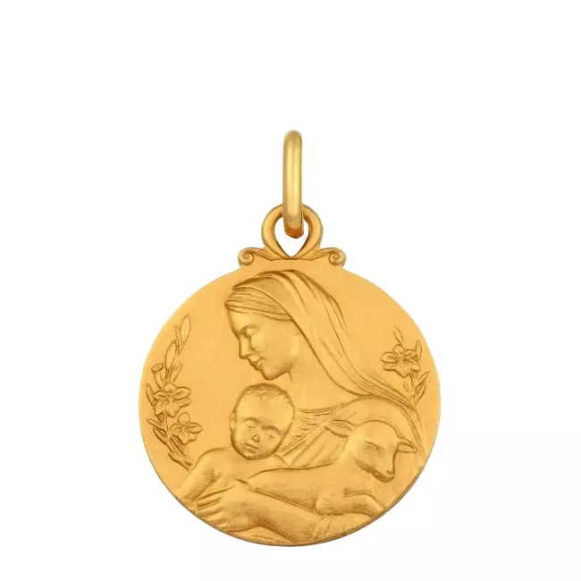 MEDAILLE VIERGE AIMANTE 16MM