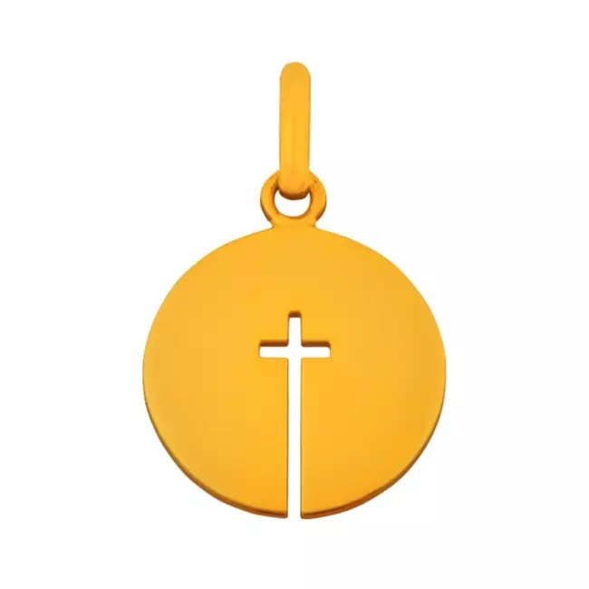 Pendentif croix ouverte 14mm