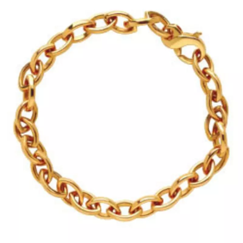 Bracelet maille ovale