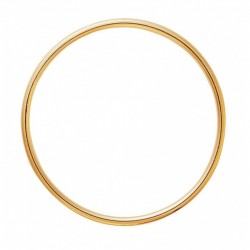 Bracelet jonc en or massif • fil enfant / jeune fille  • diamètre 50mm