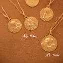 Médaille Vierge à l'Enfant - Médaille Vierge aimante 16mm - 5