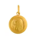 MEDAILLE VIERGE A L AUREOLE RAYONNANTE 16MM