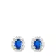 Boucles d'oreilles Isaure • Saphir