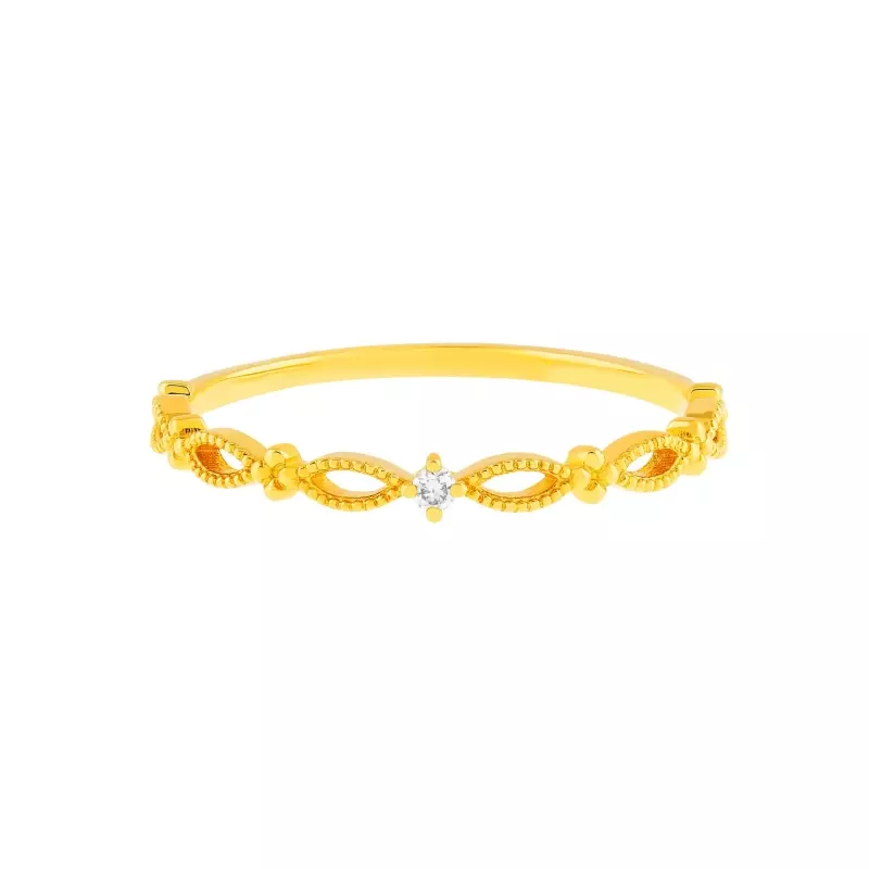 Bague diamants - Bague Félicie  • Millegrain