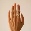 Bague diamants - Bague Elsa • Diamants ronds et carrés - 5