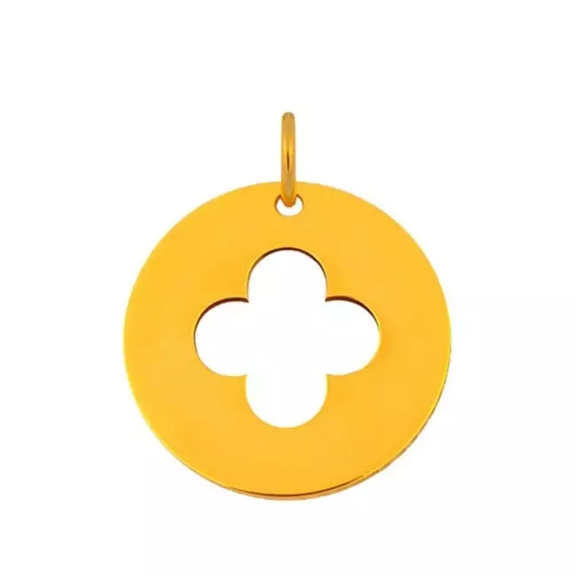 Pendentif croix romane avec beliere