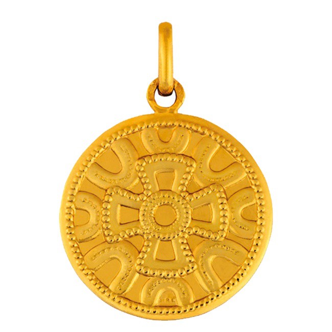 Médaille motif mérovingien