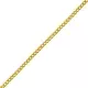 Chaine gourmette lourde en or • 50cm 4.3gr