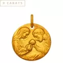 Médaille  Saint - Médaille Sainte Famille de Nazareth • Or 9 carats - 0