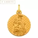 Médailles de baptême Or 9 carats - Médaille Notre Dame de France • Or 9 carats - 0