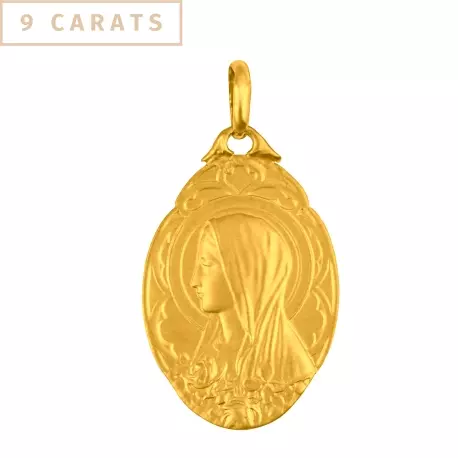 MEDAILLE VIERGE RADIEUSE 9K
