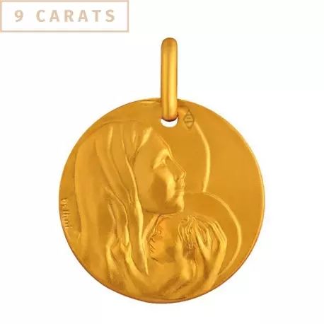Médaille Notre Dame du bel amour • Or 9 carats