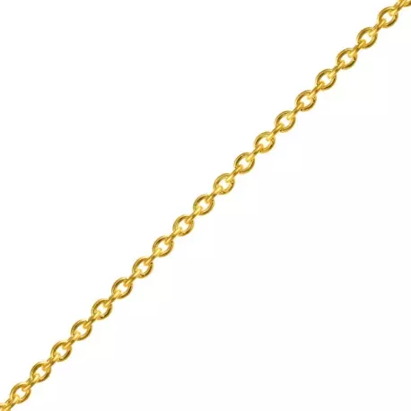 Chaine maille forçat rond • 50cm 2.25gr