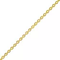 Chaine en Or - Chaine maille forçat rond • 50cm 2.25gr - 0