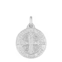 Médaille Saint Benoit  - Médaille Saint Benoit 15mm • Argent - 1
