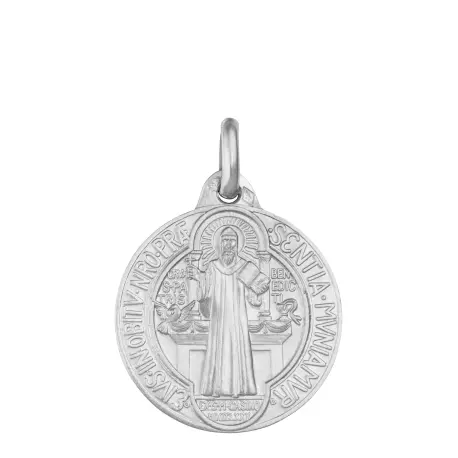 Médaille Saint Benoit 15mm • Argent