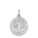 Médaille Saint Benoit  - Médaille Saint Benoit 15mm • Argent - 0