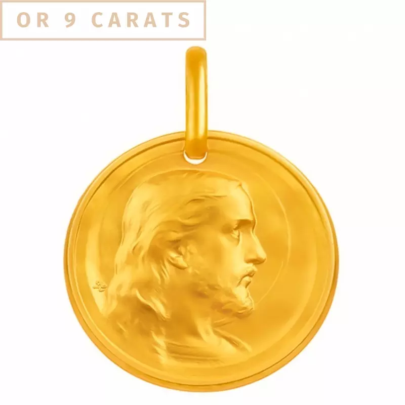 Médailles de baptême Or 9 carats - Médaille Doux Seigneur •  Or 9 carats