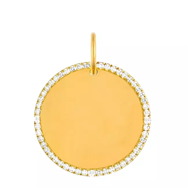 Médaille jeton tour diamants 20mm