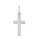 Pendentif croix classique - Pendentif Petite Croix en Or Blanc 18 Carats - 0