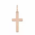 Pendentif croix classique - Pendentif Petite Croix en Or Rose 18 Carats - 0
