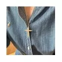 Pendentif croix classique - Pendentif croix coeur • Or 9 carats - 2