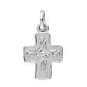 Pendentif croix classique - Pendentif Croix Agneau Pascal • Argent massif - 0