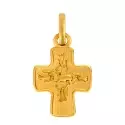 Pendentif croix classique - Pendentif Croix Agneau Pascal • Or jaune 18 carats - 0