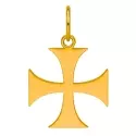 Pendentif croix classique - Pendentif Croix des Templiers • Or Jaune 18 Carats - 0