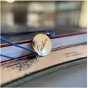 Gourmette - Bracelet cordon médaille à personnaliser en or jaune 9 carats – 12 mm - 1