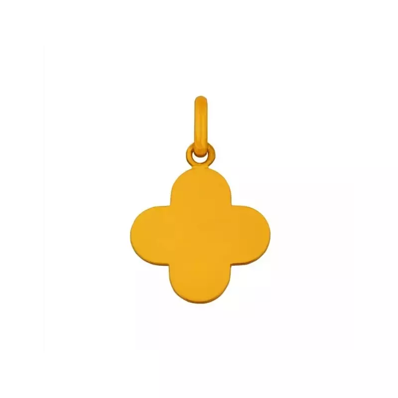 Pendentif croix classique - Croix trèfle en or jaune 9 carats