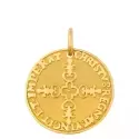 Médaille Symboles - Médaille Croix de Louis XIII en or jaune 9 carats - 0