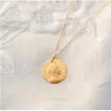 Médaille Vierge - Médaille Ave Maria en or jaune 9 carats - 2