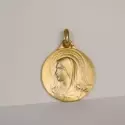 Médaille Vierge - Médaille Vierge au Lys en or jaune 18 carats - 1